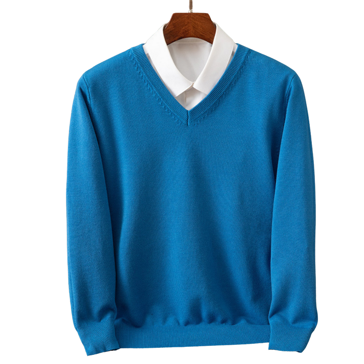 Bexford | Men's Pure Cashmere V-Neck Sweater