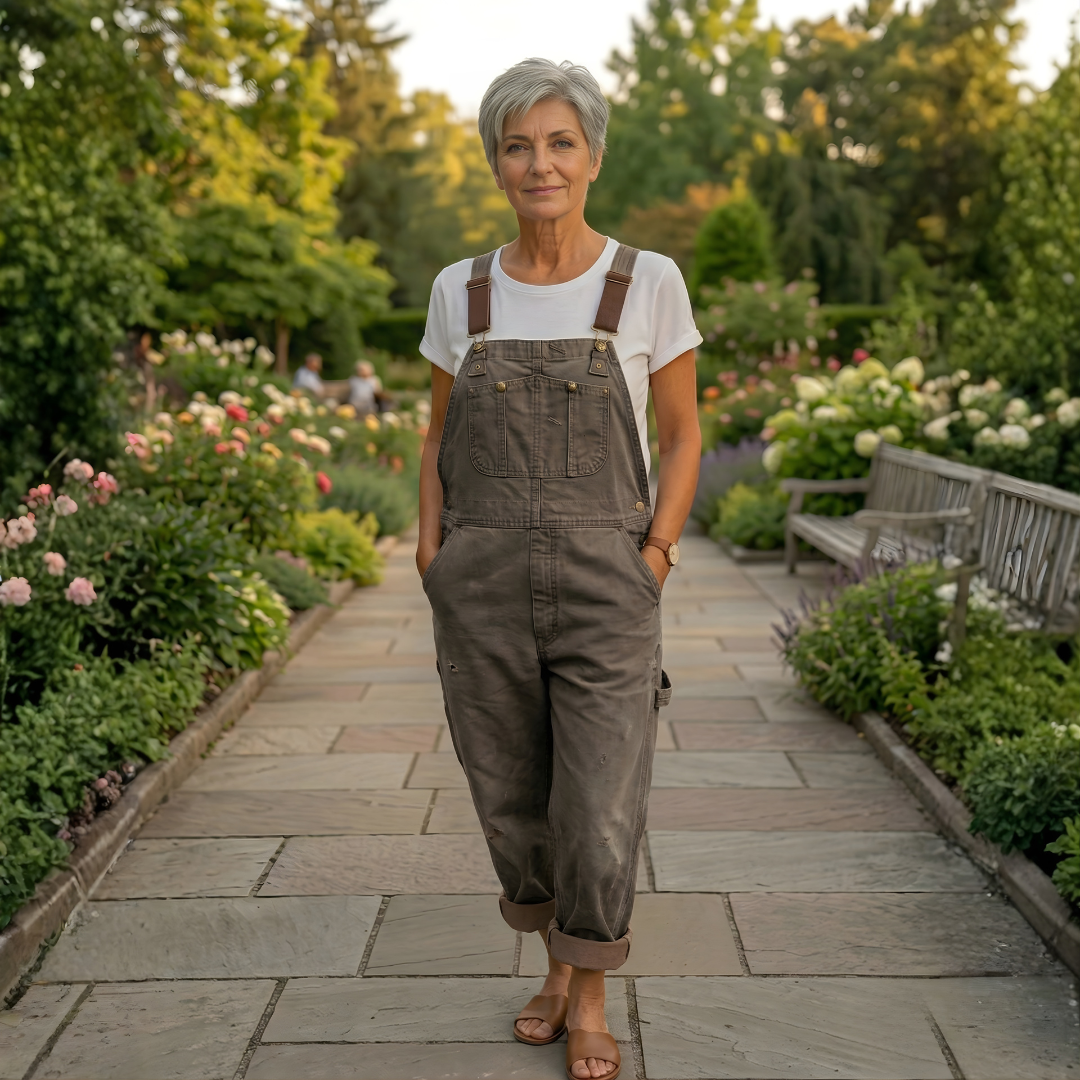 SAYLOR | Relaxed Fit soft Cotton feel Overalls