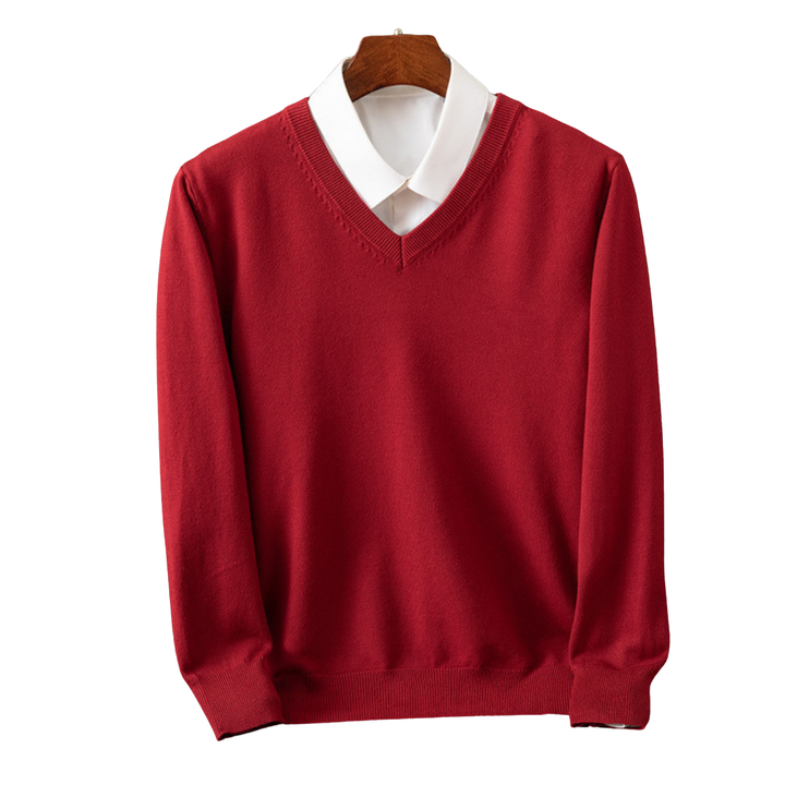 Bexford | Men's Pure Cashmere V-Neck Sweater