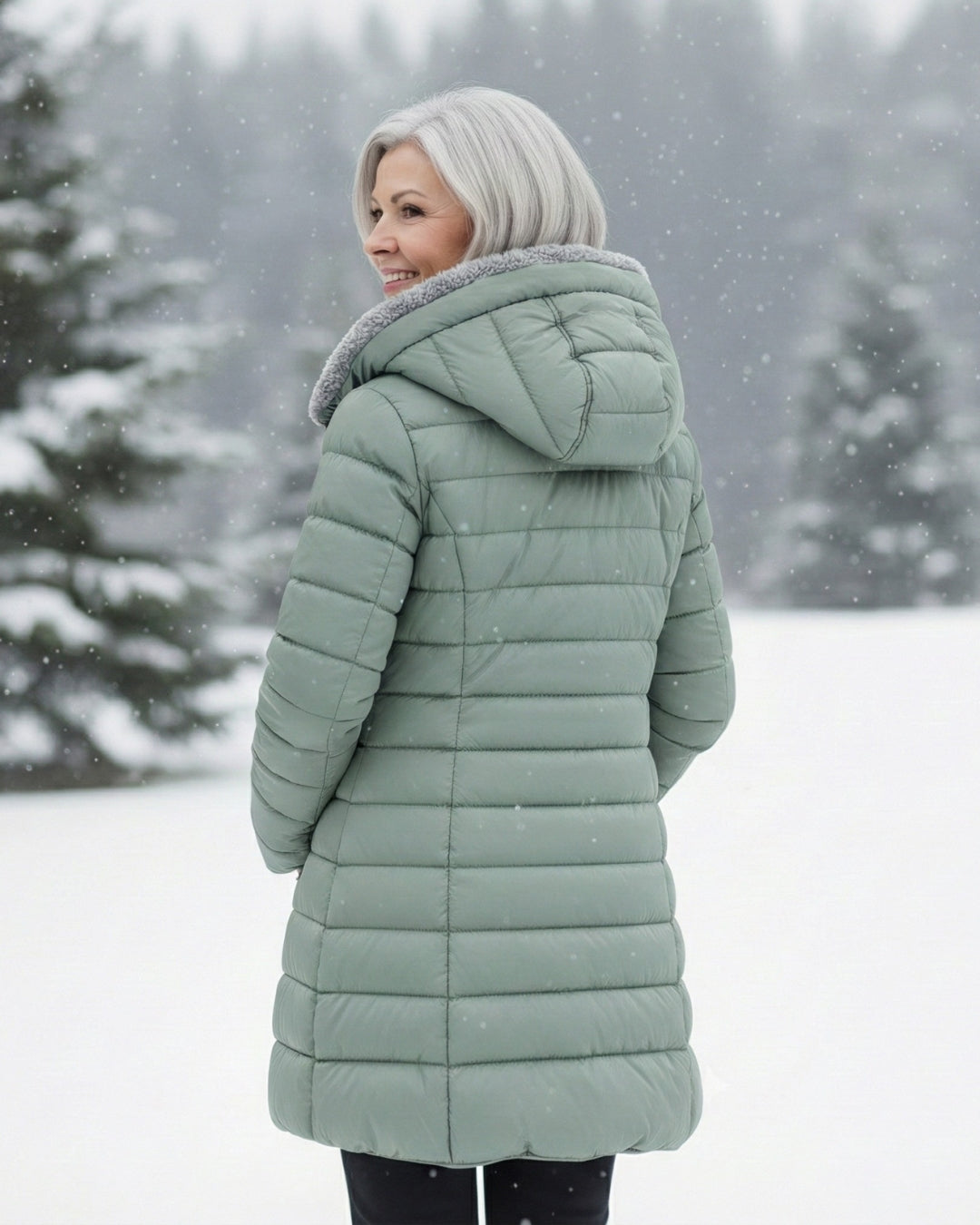 Grace - Warm Fleece Puffer Jacket