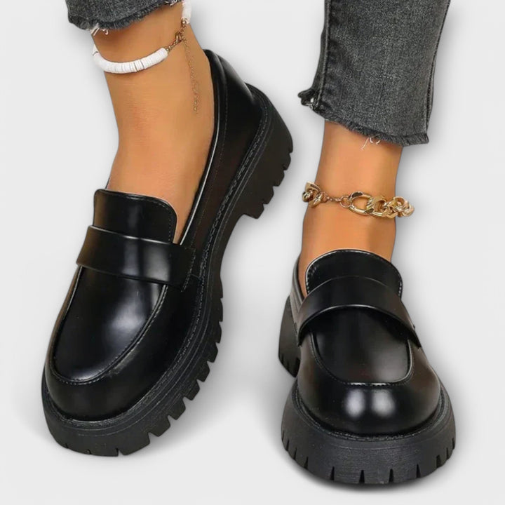 Zelvana – Women's Orthopedic Moccasins with Satin Wedges