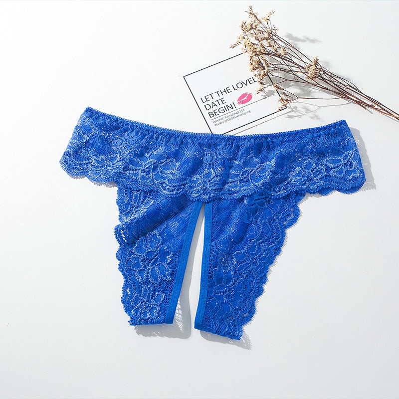 Colette | "Peek-a-boo" lace thong