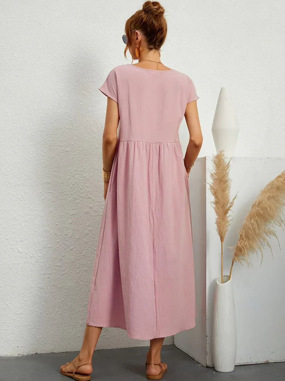 Gabrielle — Timeless elegance flowing midi dress