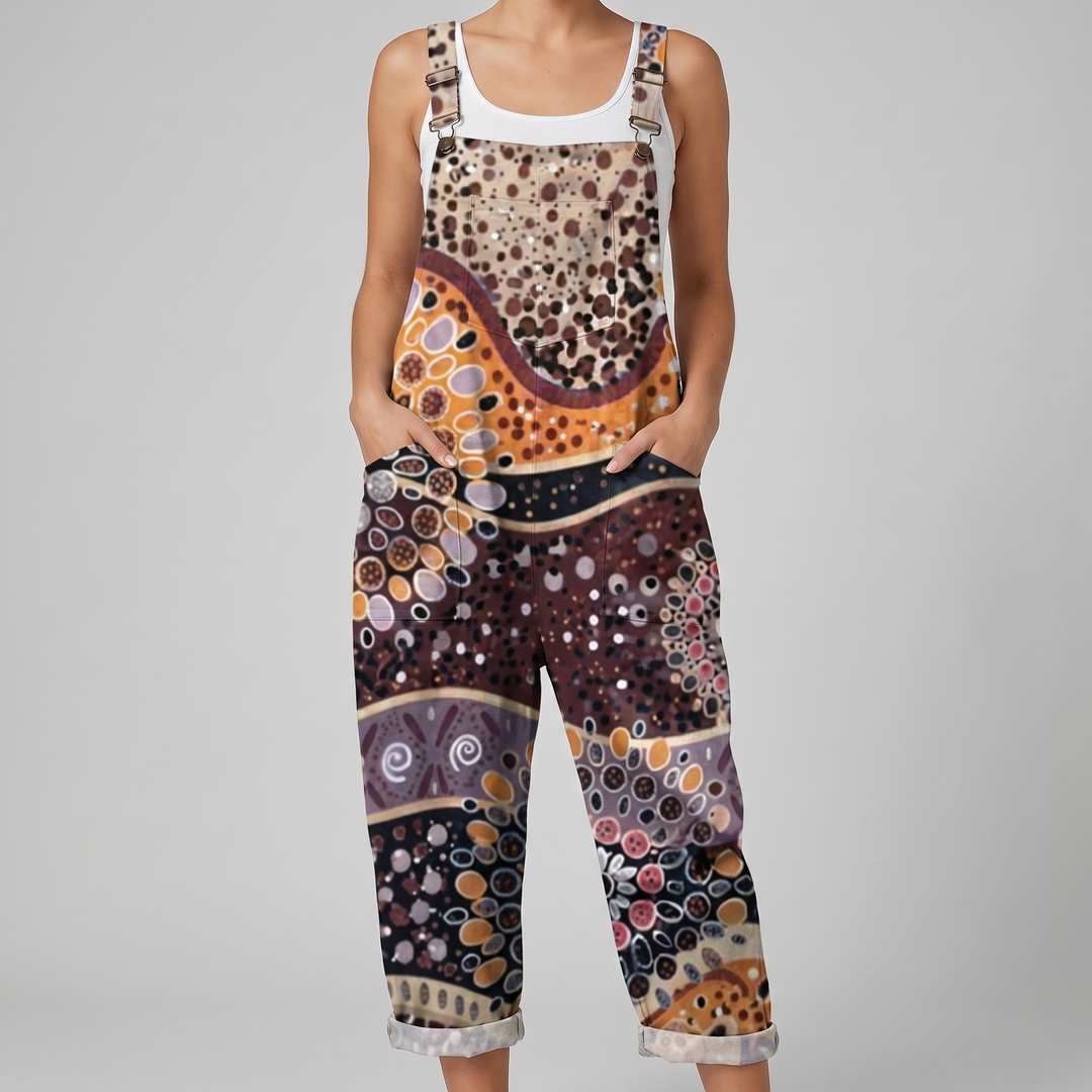 Terra™ | Aboriginal Dot Art Jumpsuit