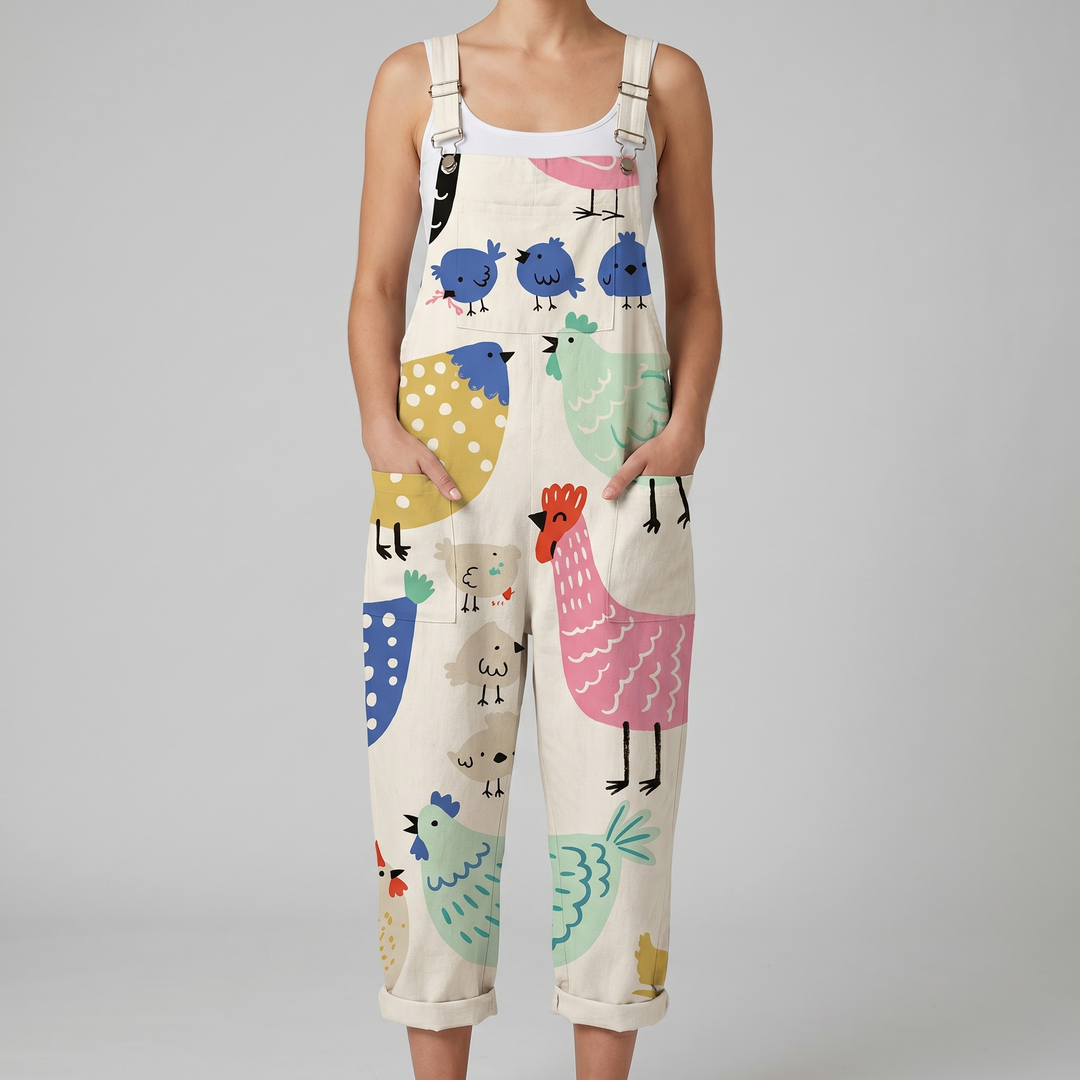 Chirpy™ | Cartoon Bird Jumpsuit