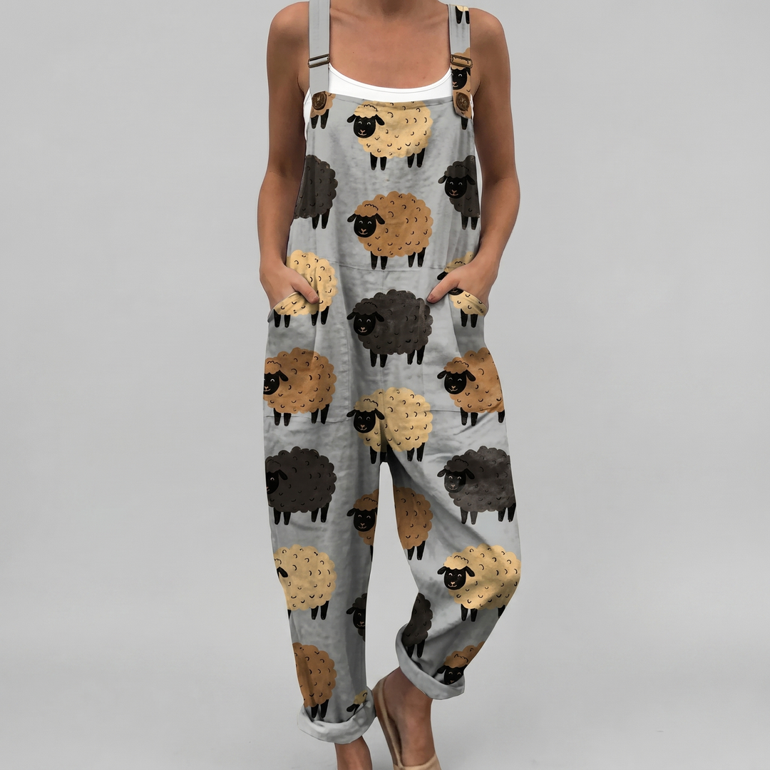 Baah™ | Tri-Colour Sheep Jumpsuit
